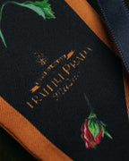 "PRADA" 2020's Floral silk skinny scarf