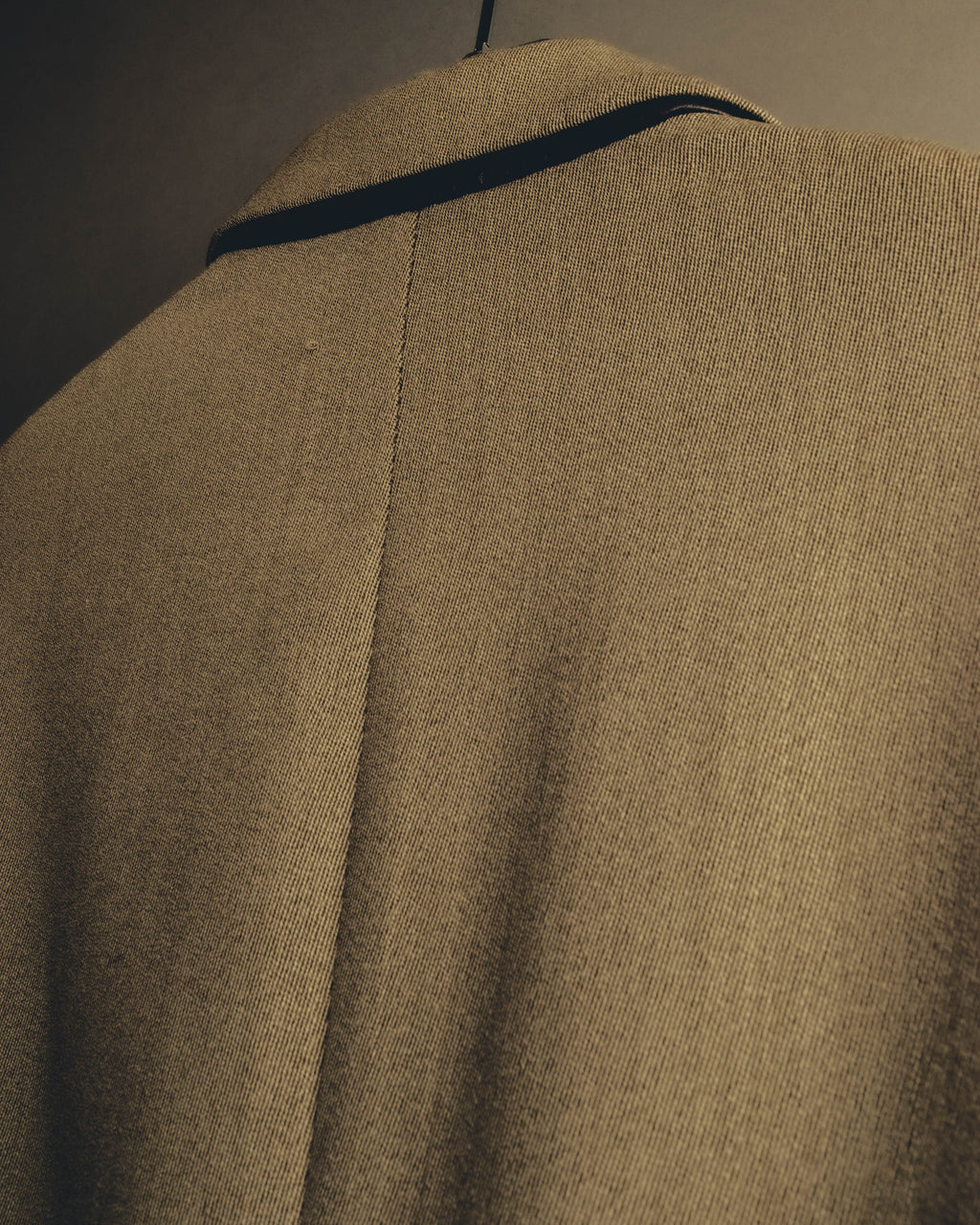 -SPECIAL- "Hermès" 80's-00's Leather collar tailored blazer