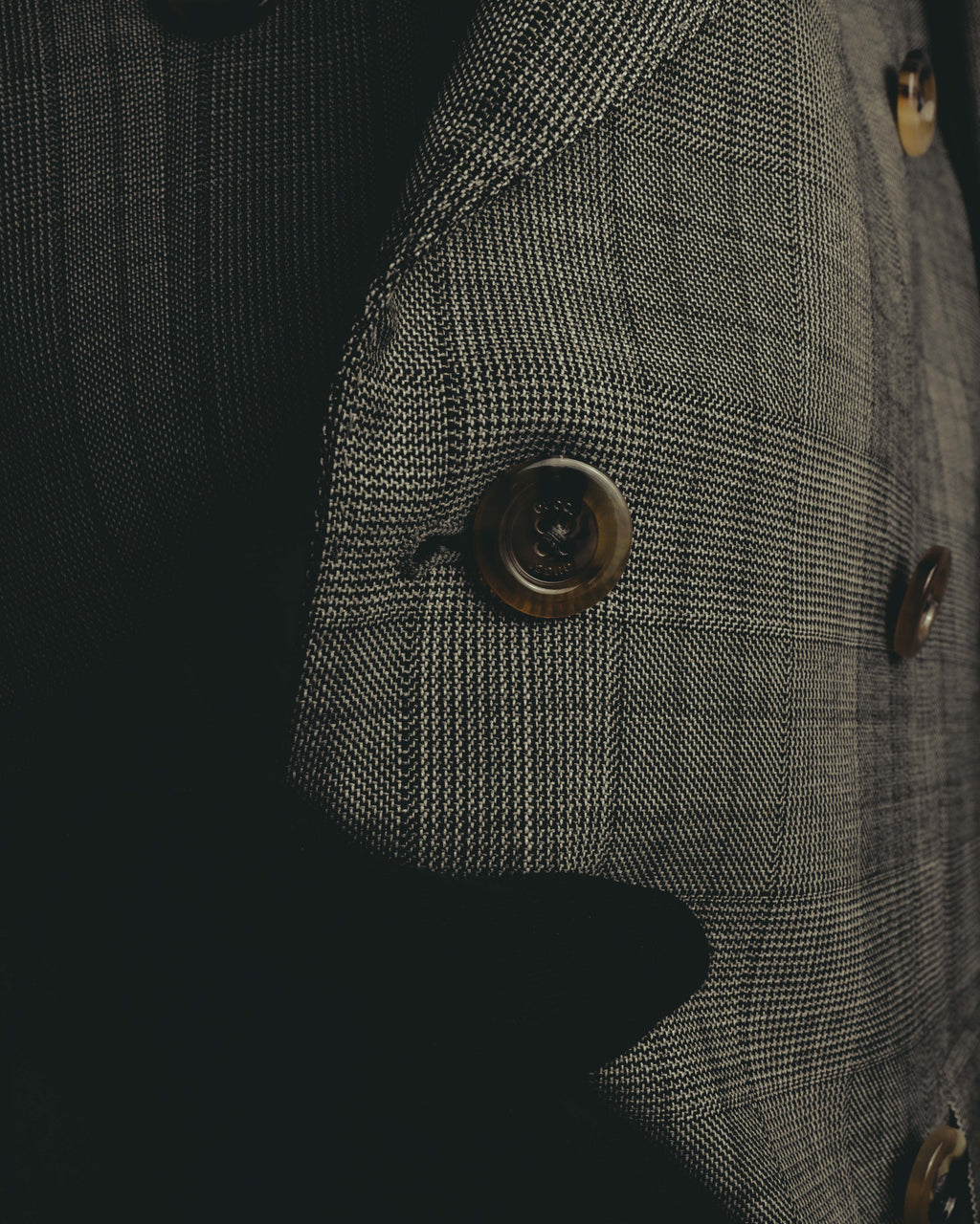 -SPECIAL- “GUCCI” 2019-2021 Glen check double-breasted wool suit