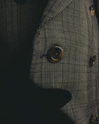 -SPECIAL- “GUCCI” 2019-2021 Glen check double-breasted wool suit