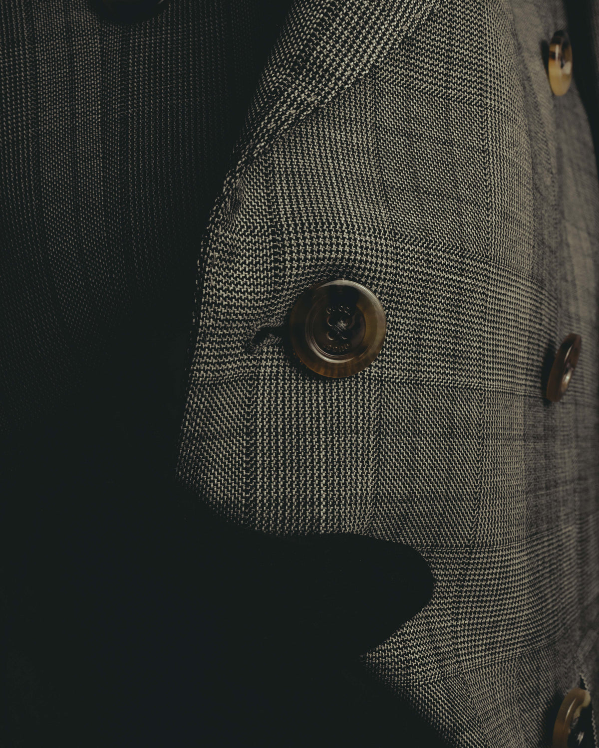 -SPECIAL- “GUCCI” 2019-2021 Glen check double-breasted wool suit