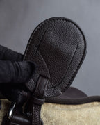 "GUCCI" GG pattern canvas leather combination boston bag