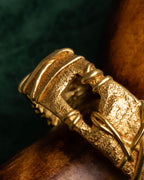 "Christian Lacroix" Sculptural detail gold bracelet