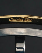 "Christian Dior" Late 80s-Early 90s suede and calf leather wide belt