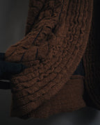 "Salvatore Ferragamo" 00’s Cashmere blend shawl-collar knit cardigan