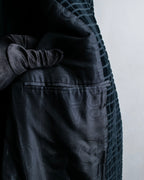 "DOLCE &amp; GABBANA" Checkered velvet tailored jacket