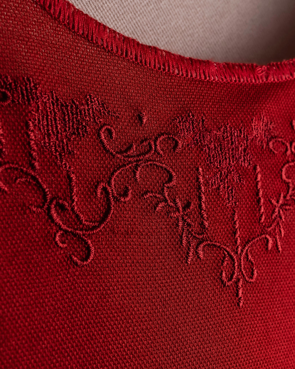 "JEAN PAUL GAULTIER" Sheer embroidered short sleeve dress