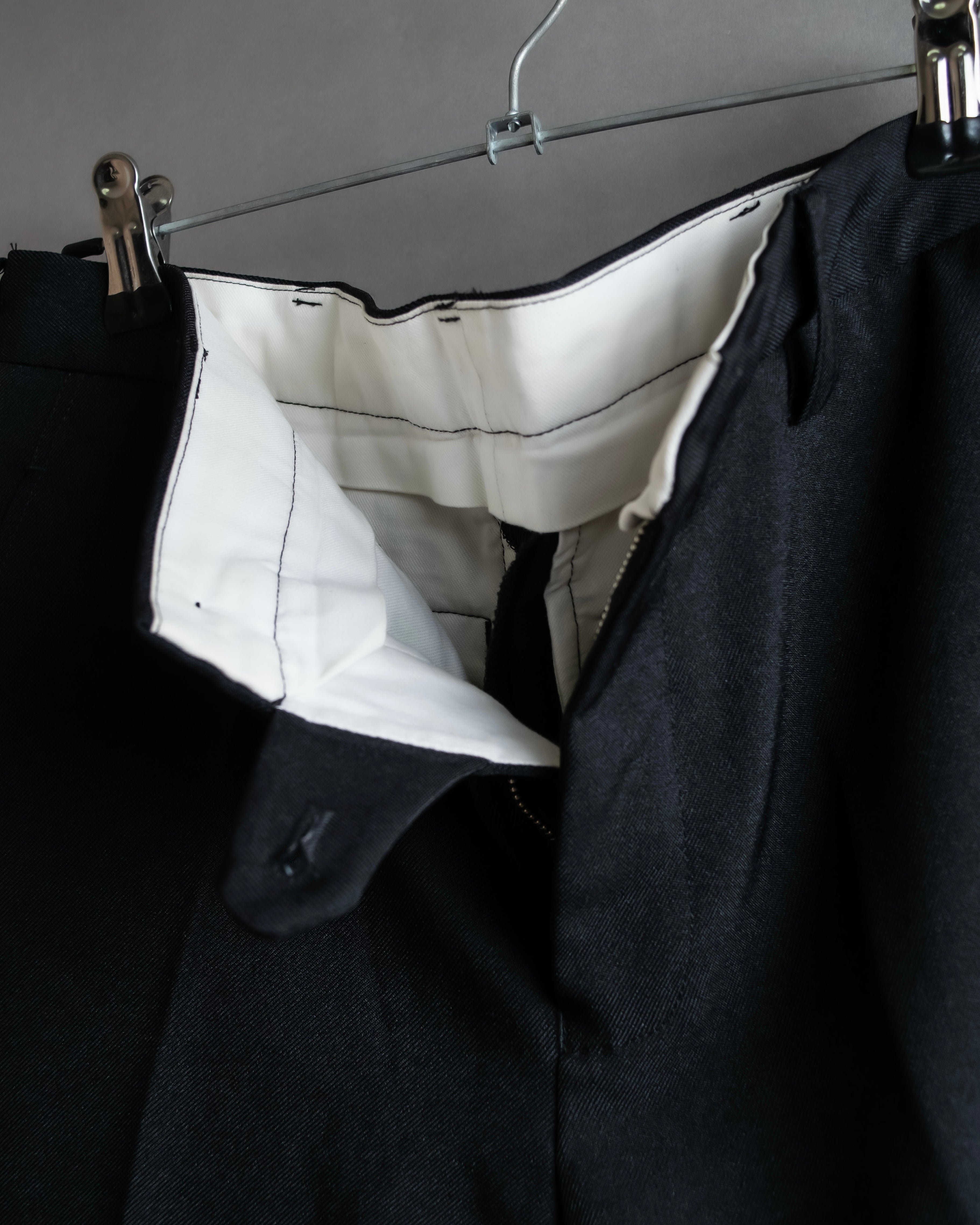 "COMME des GARCONS HOMME PLUS" 19SS Cut-off design slacks