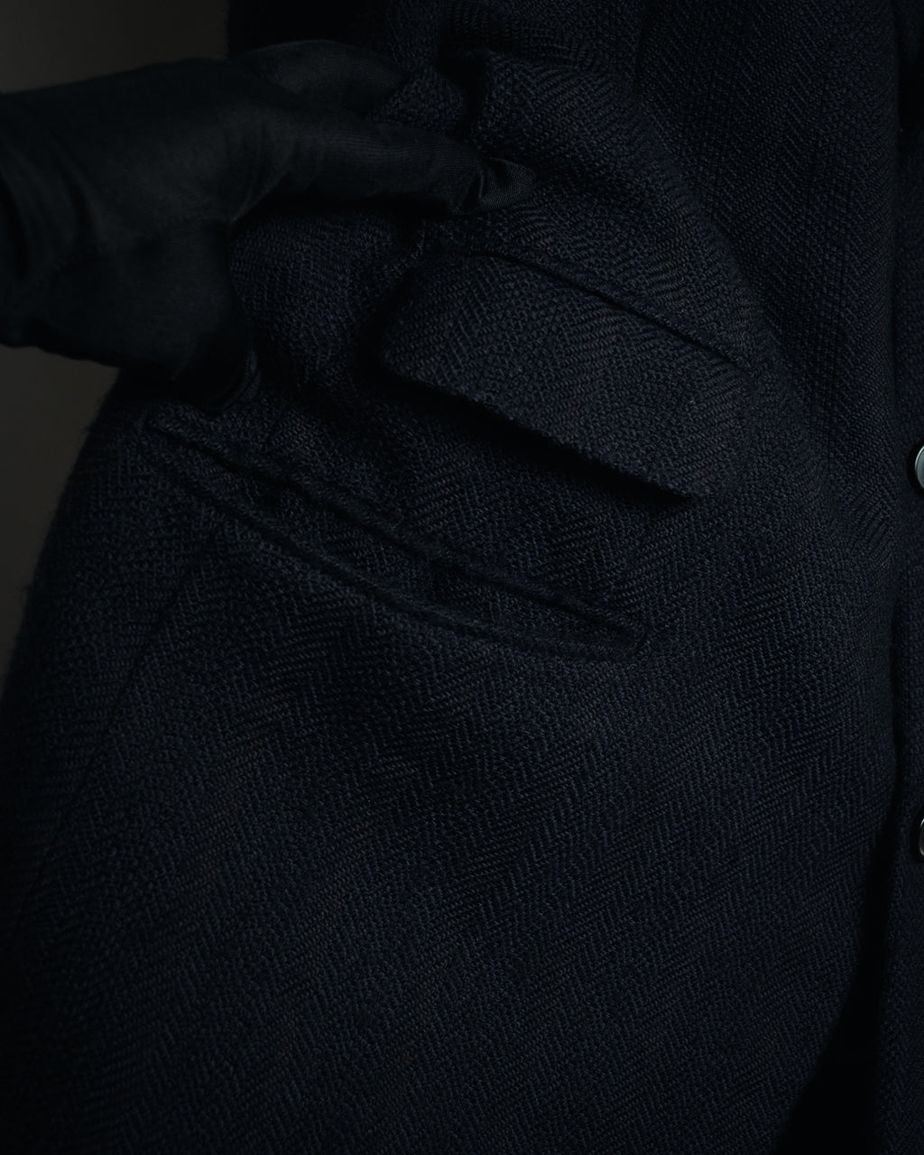 "HERMES" 90’s cashmere blend heritage vip limited tailored jacket