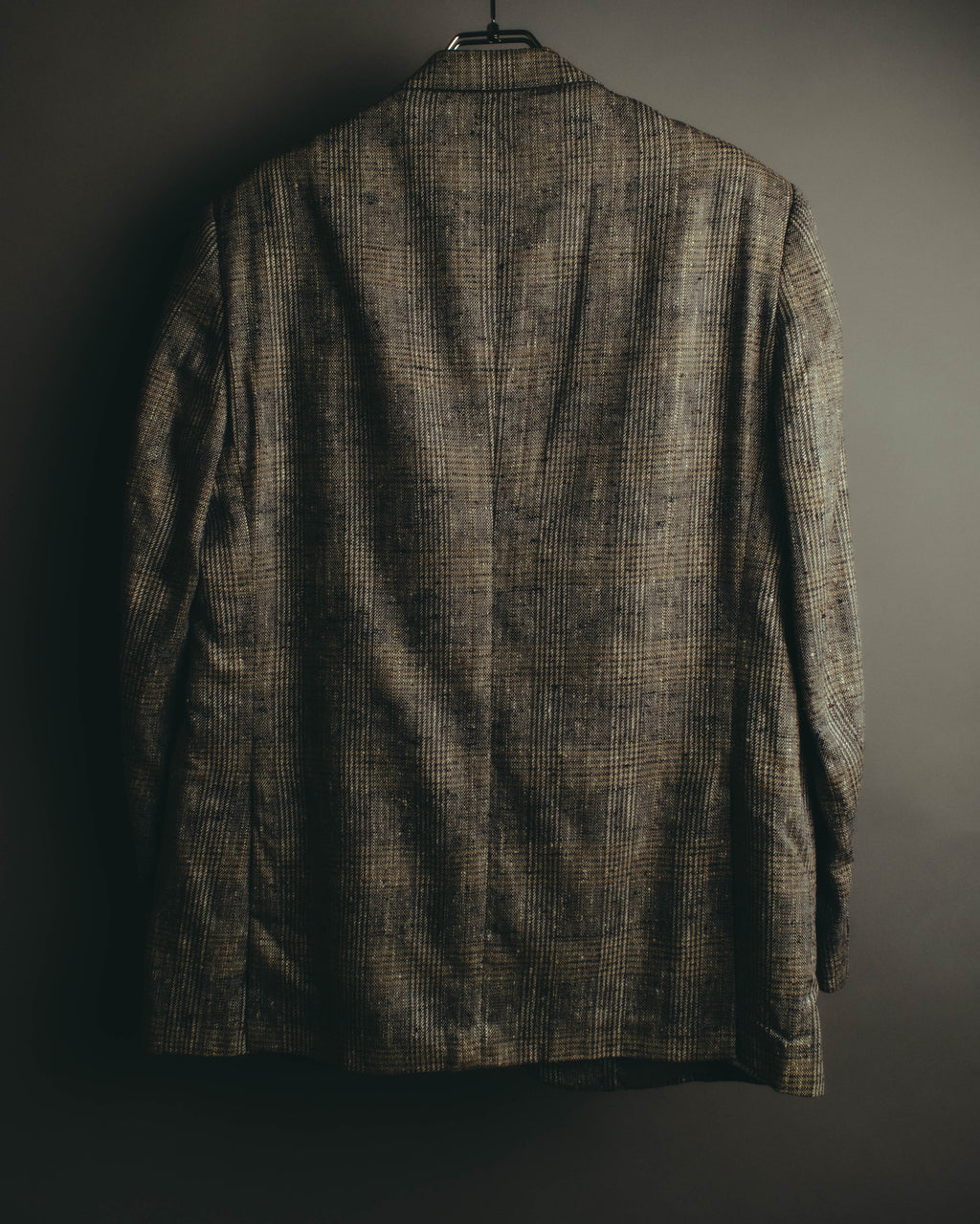 "Ermenegildo Zegna" 80's-90's Textured silk single-breasted blazer