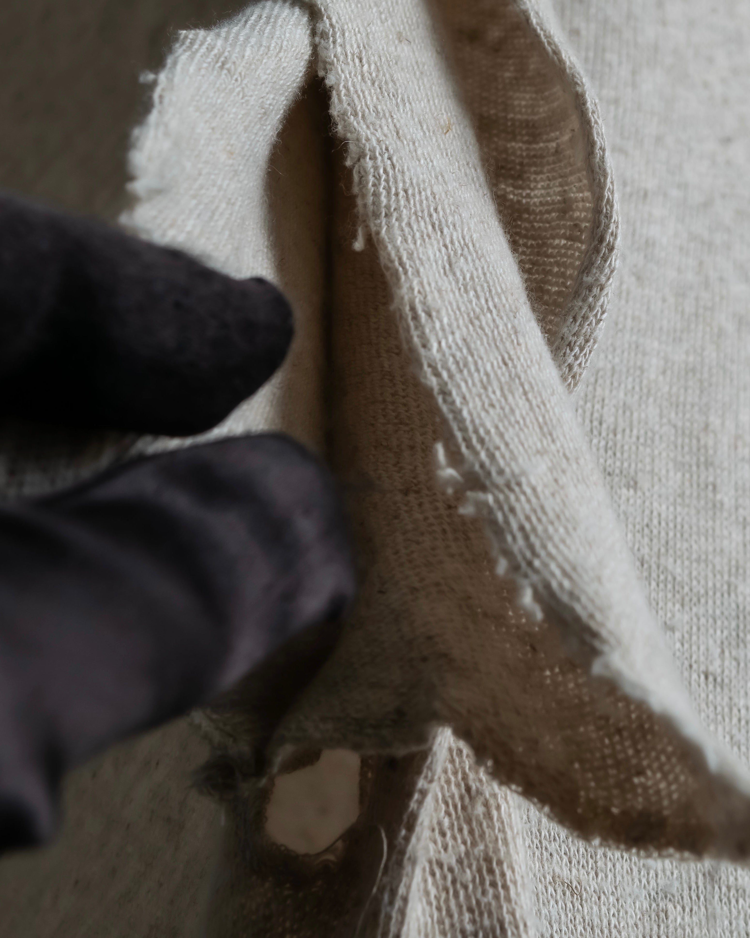 "Y's" Linen cotton mix ruffle design tank top