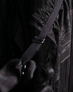 "ISSEY MIYAKE" Fringe design embroidered jacket