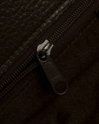 "Vintage turnlock design python leather bag"