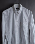 "COMME des GARCONS HOMME PLUS" 15SS Ripped cutting design cotton shirt