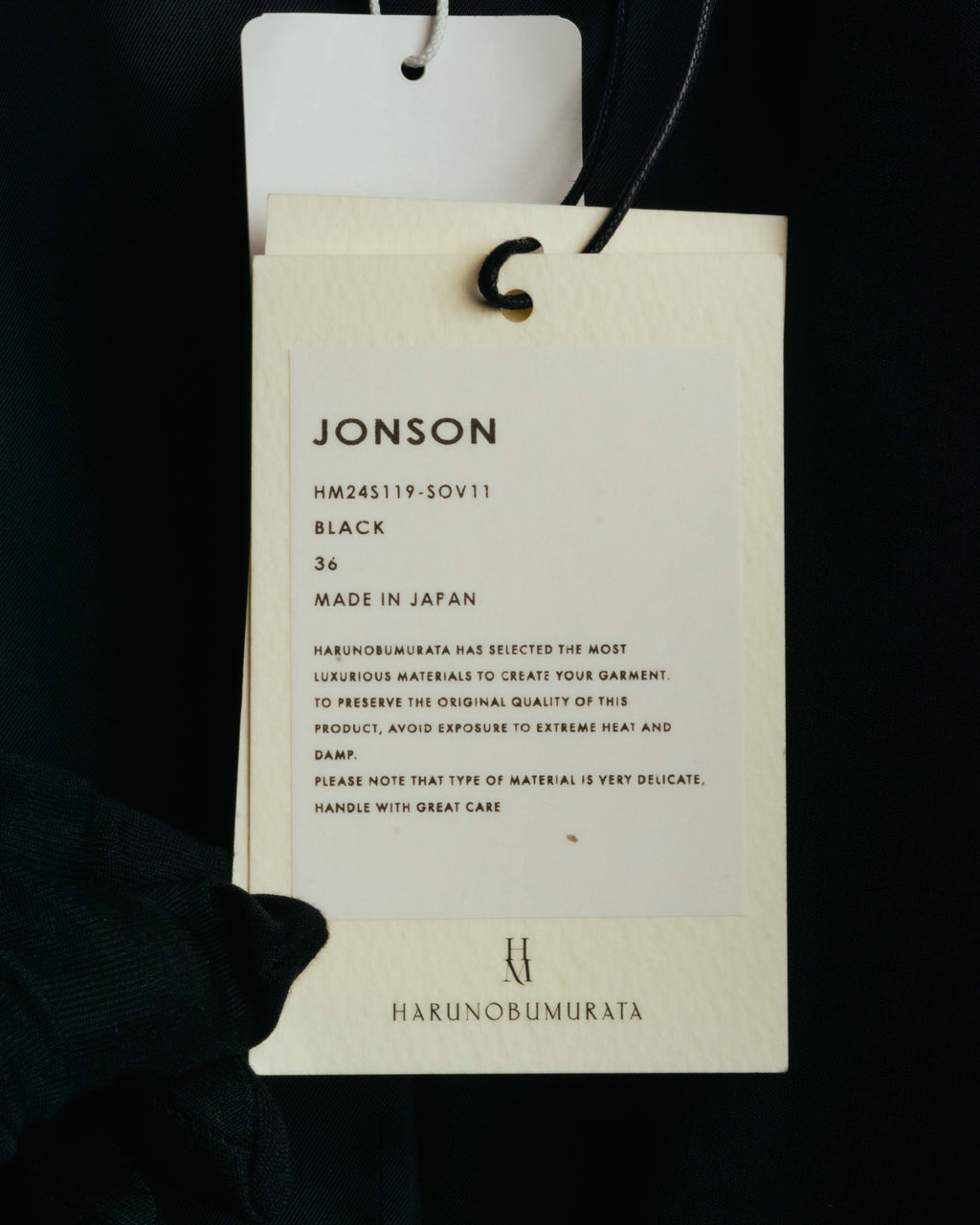 -SPECIAL- “HARUNOBU MURATA” 2024 SS Sculptural belted dress coat