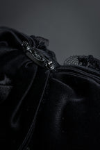 "CHANEL" 16AW Tulle lace design ribbon brooch