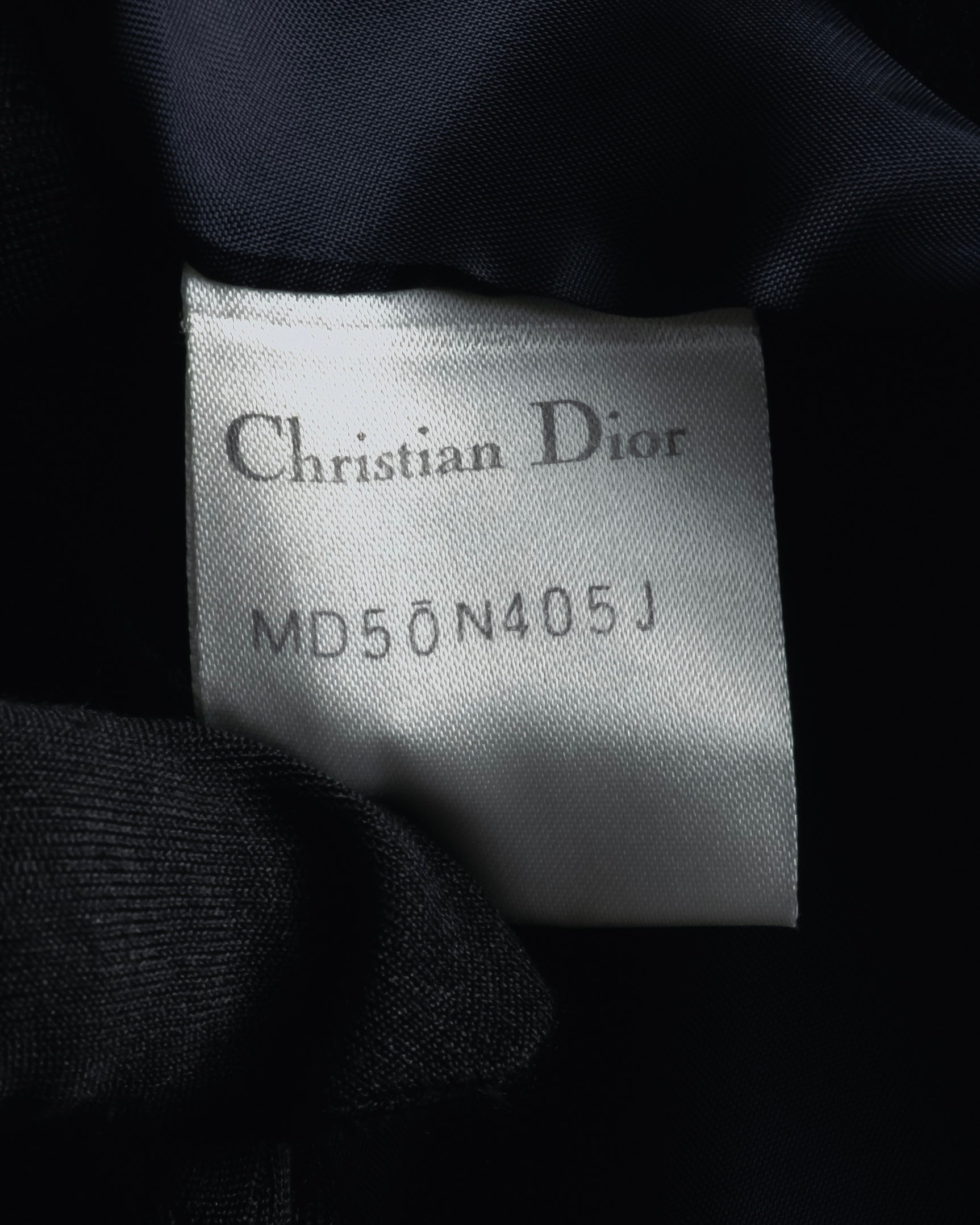 "Christian Dior" 90’s Stand-up collar shaped jacket