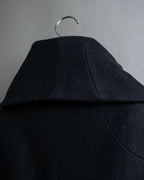 "HELMUT LANG" Short length wool riders jacket