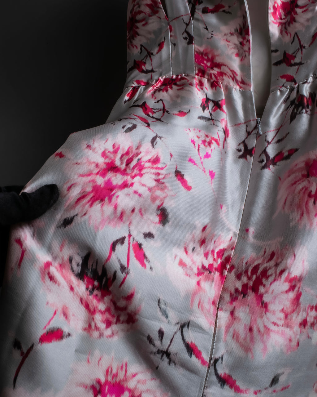 "Max Mara" Watercolor floral pattern sleeveless long dress