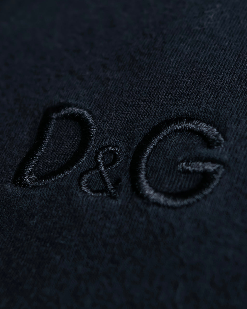 "DOLCE & GABBANA" Black and grey bicolor short sleeve T-shirt