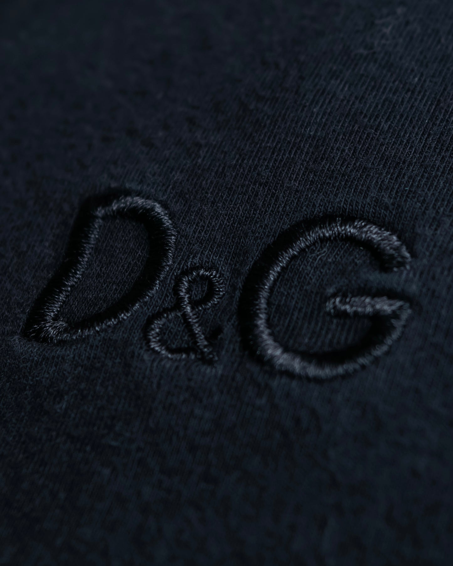 "DOLCE & GABBANA" Black and grey bicolor short sleeve T-shirt