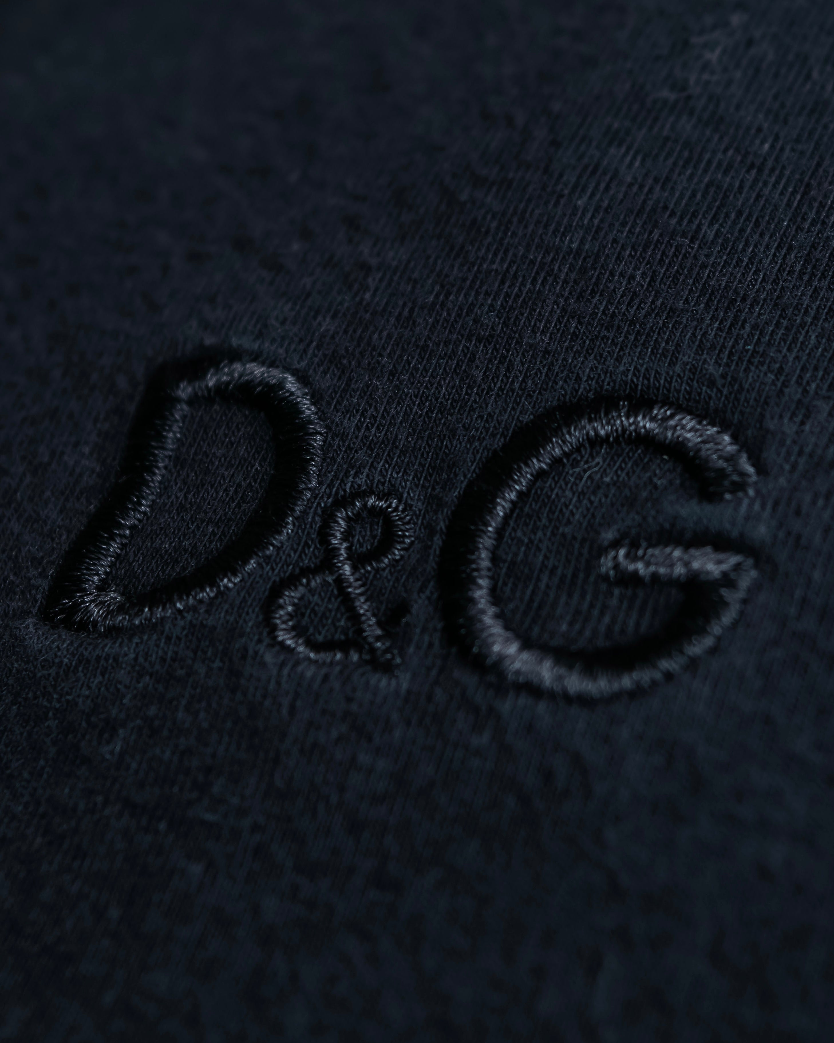 "DOLCE & GABBANA" Black and grey bicolor short sleeve T-shirt