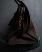 "YVES SAINT LAURENT" 11'year-12'year Chic Gabas leather bag