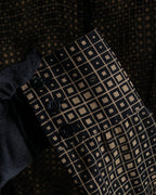 "FENDI" Geometric pattern logo printed shirt