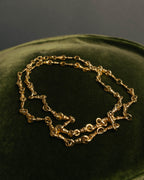 "Christian Dior" 80's-90's Gold tone chain necklace