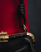 –SPECIAL– "VALENTINO GARAVANI"
00’s Jeweled frame leather bag