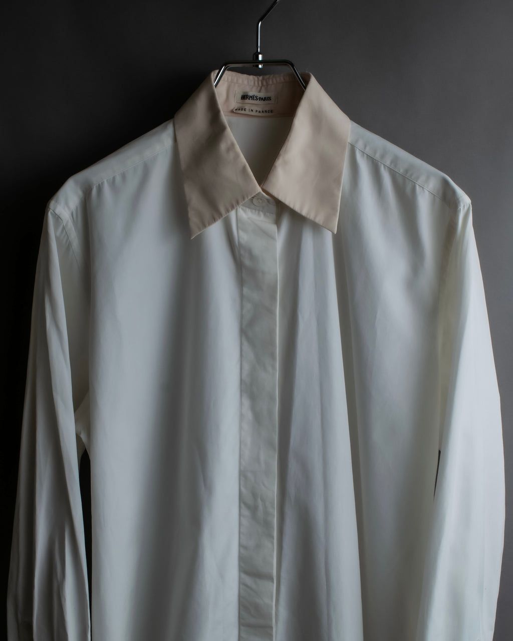 "HERMES" Margiela period collar change shirt