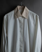"HERMES" Margiela period collar change shirt