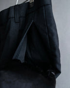 "Christian Dior" Mohair blend straight silhouette slacks