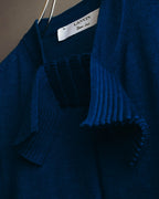 "LANVIN" 00's Elegant wool silk sleeveless knit top