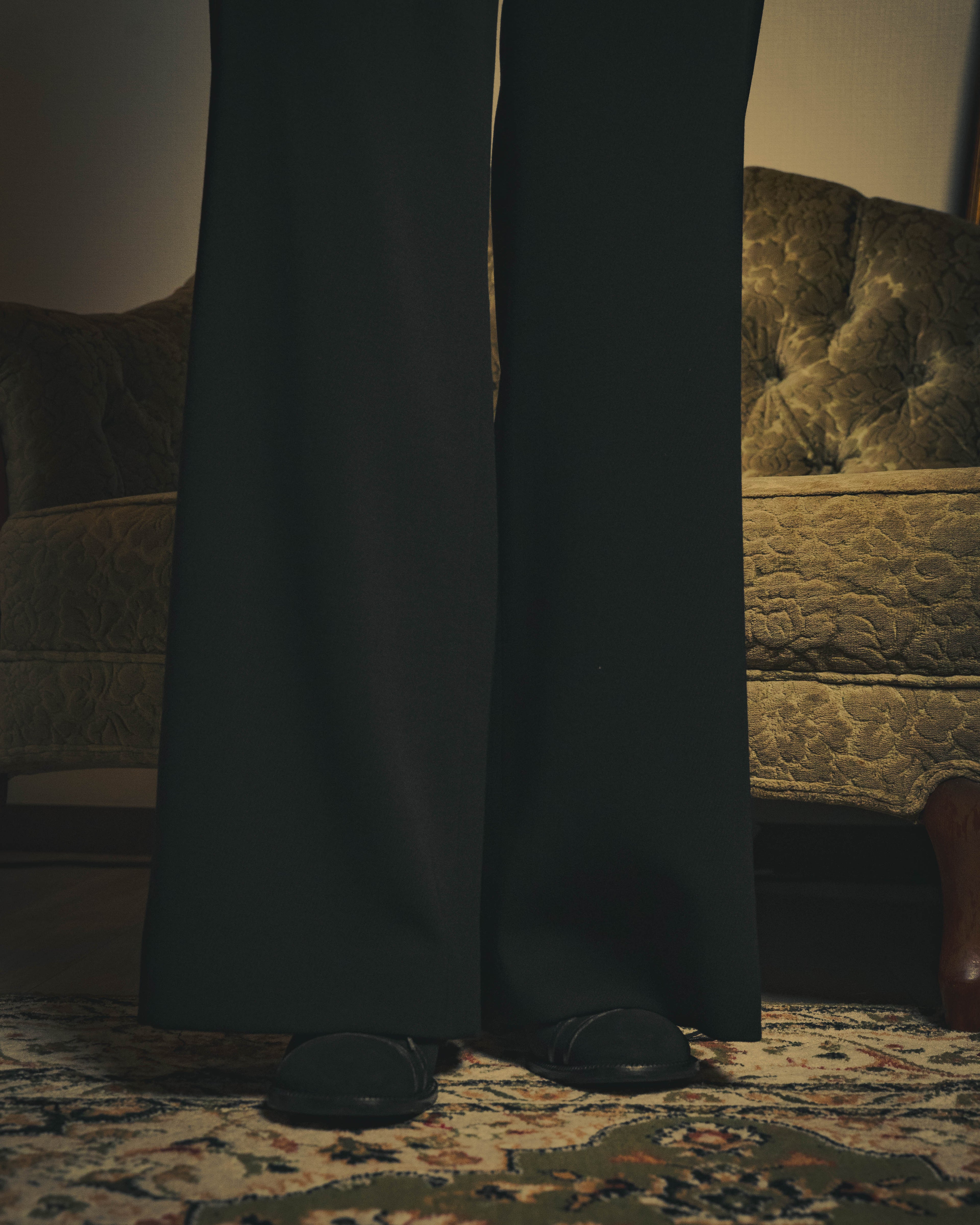 -SPECIAL- "CHANEL" 99SS  Dramatic wide-leg trousers