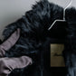 "MOLOKO BAR" Real fur docking leather jacket