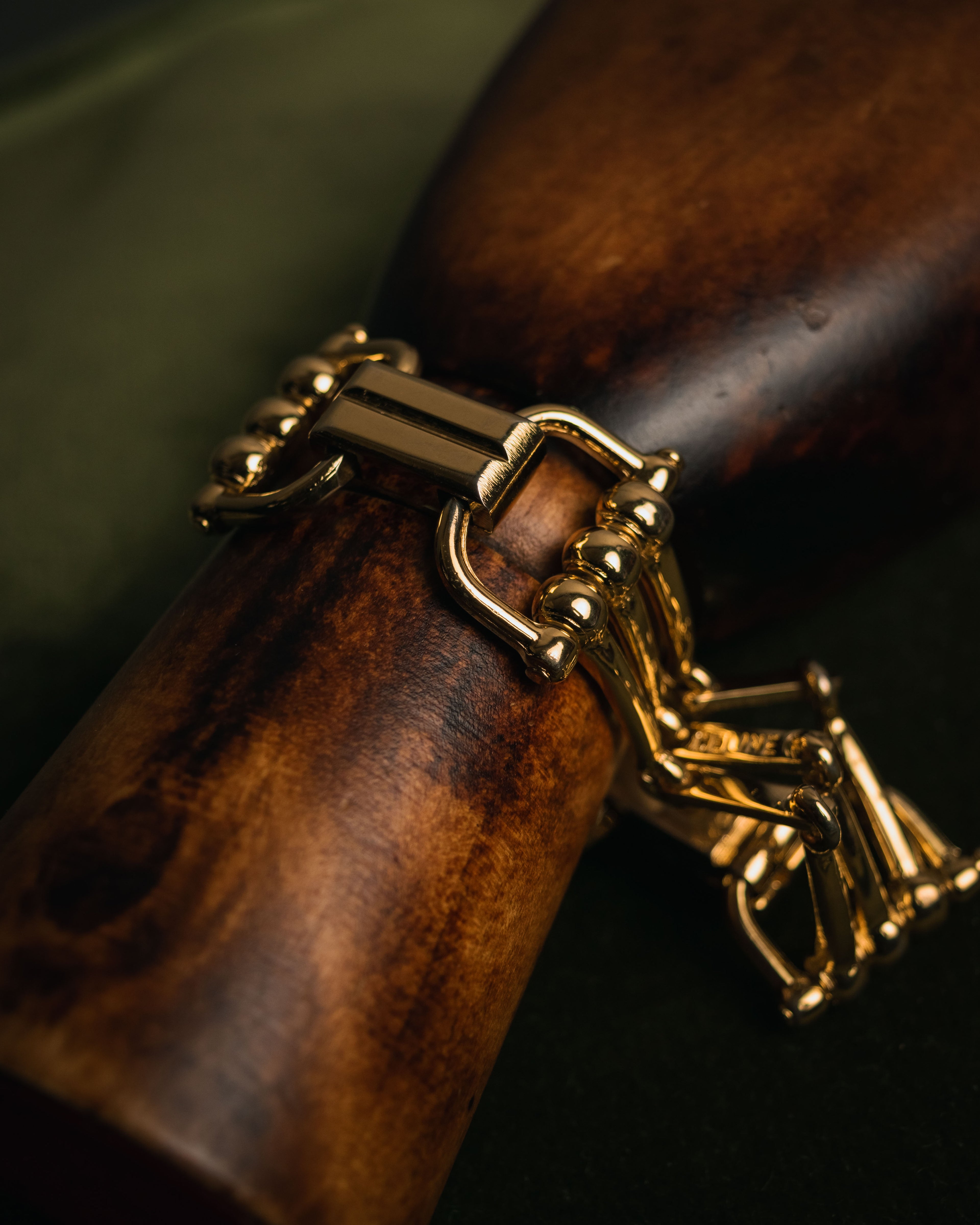 “CELINE” 2019-2024 Gold maillon horsebit bracelet