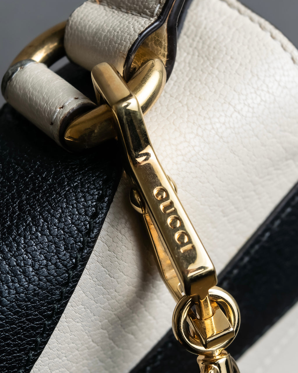 "GUCCI" 18SS Tiger head motif chain shoulder 2way bag