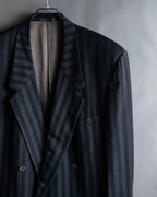 "GIANNI VERSACE" Striped classical tailored jacket