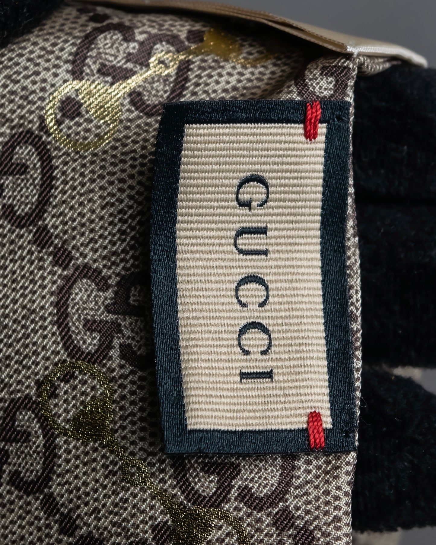 "GUCCI" GG Monogram silk twilly scarf