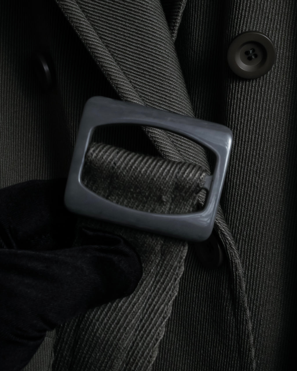 "Christian Dior" 70’s Classically tailored belted trench coat