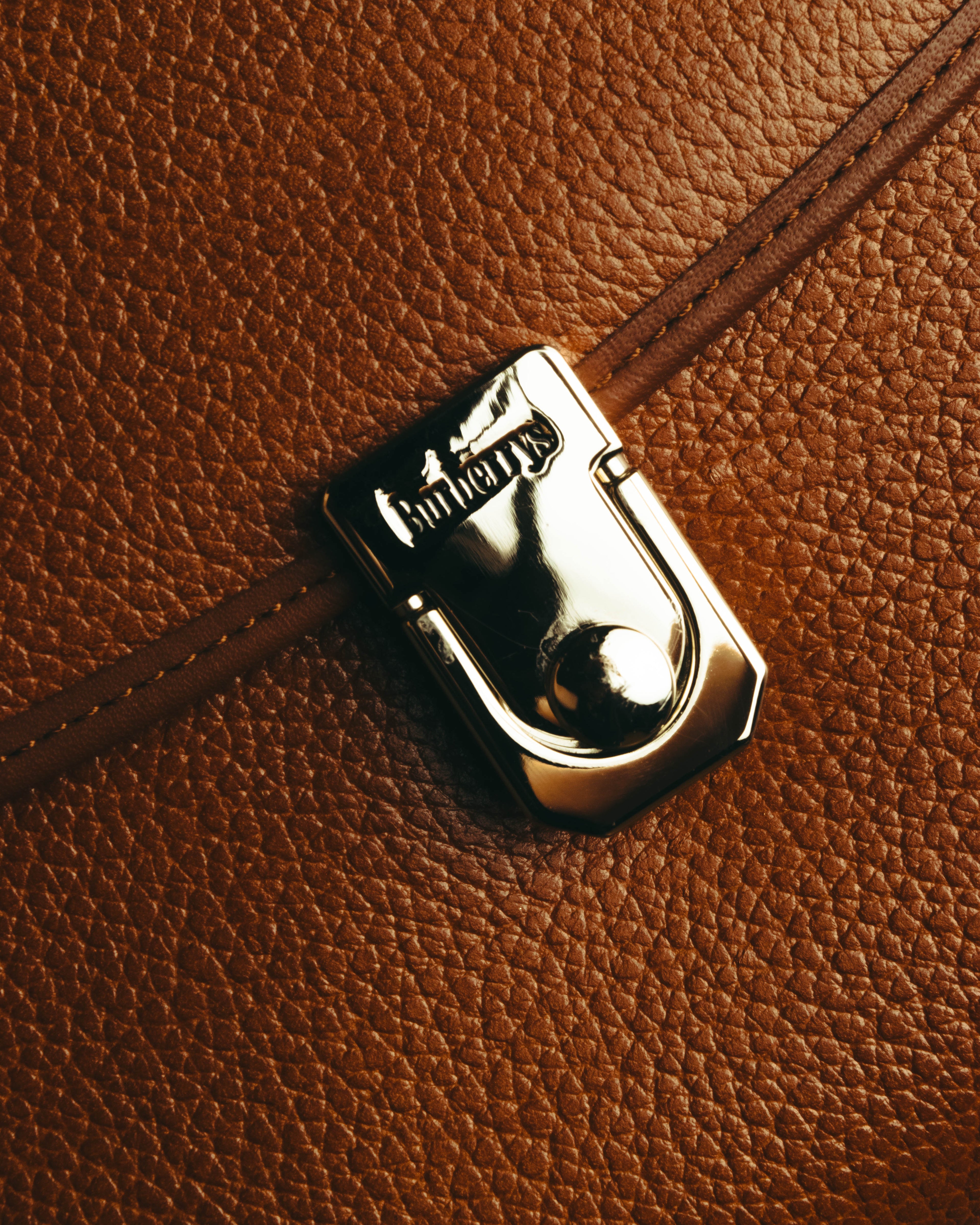 "Burberrys" 80's-90's Structured top handle handbag
