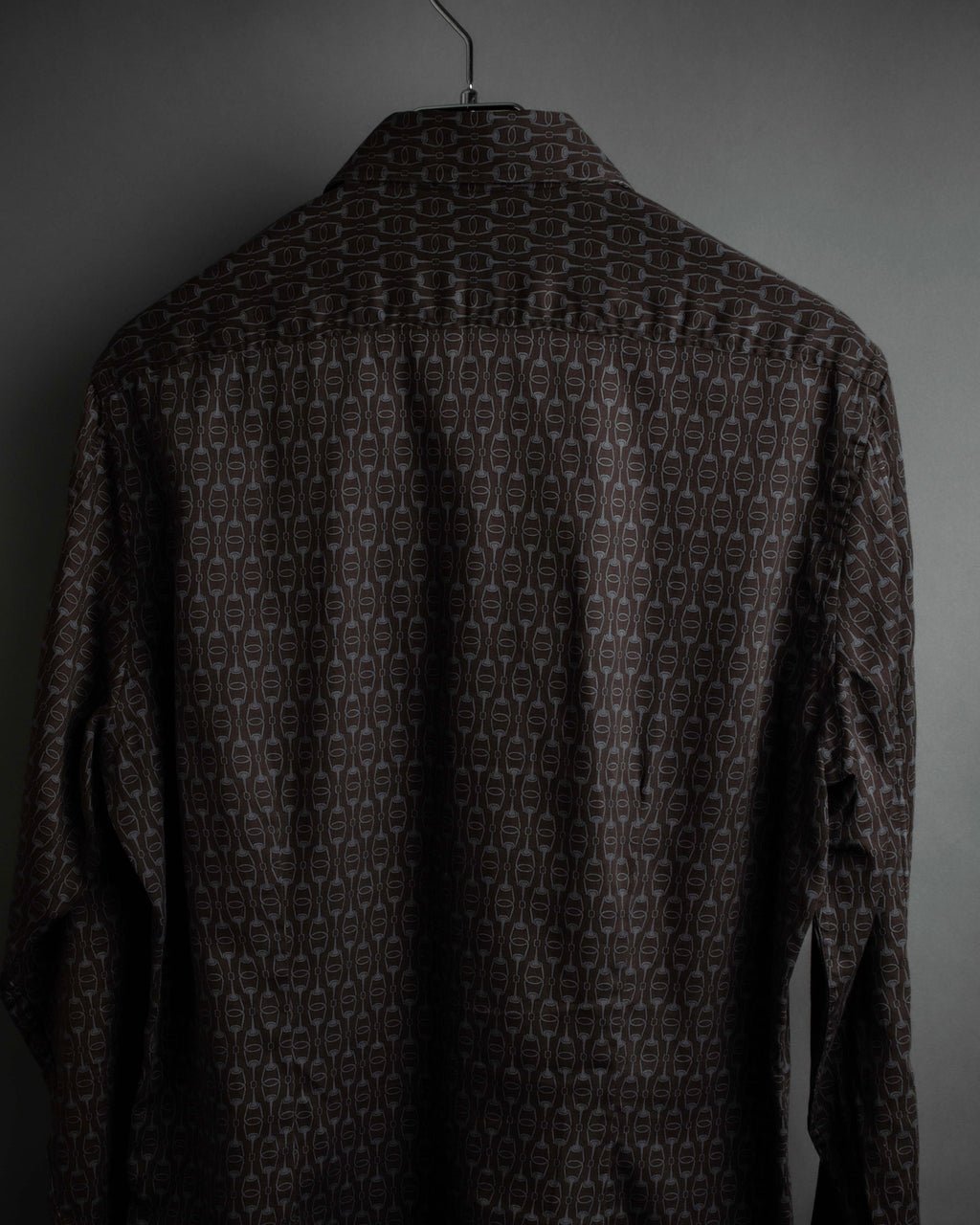 "GUCCI" Horsebit pattern shaped shirt