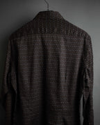 "GUCCI" Horsebit pattern shaped shirt