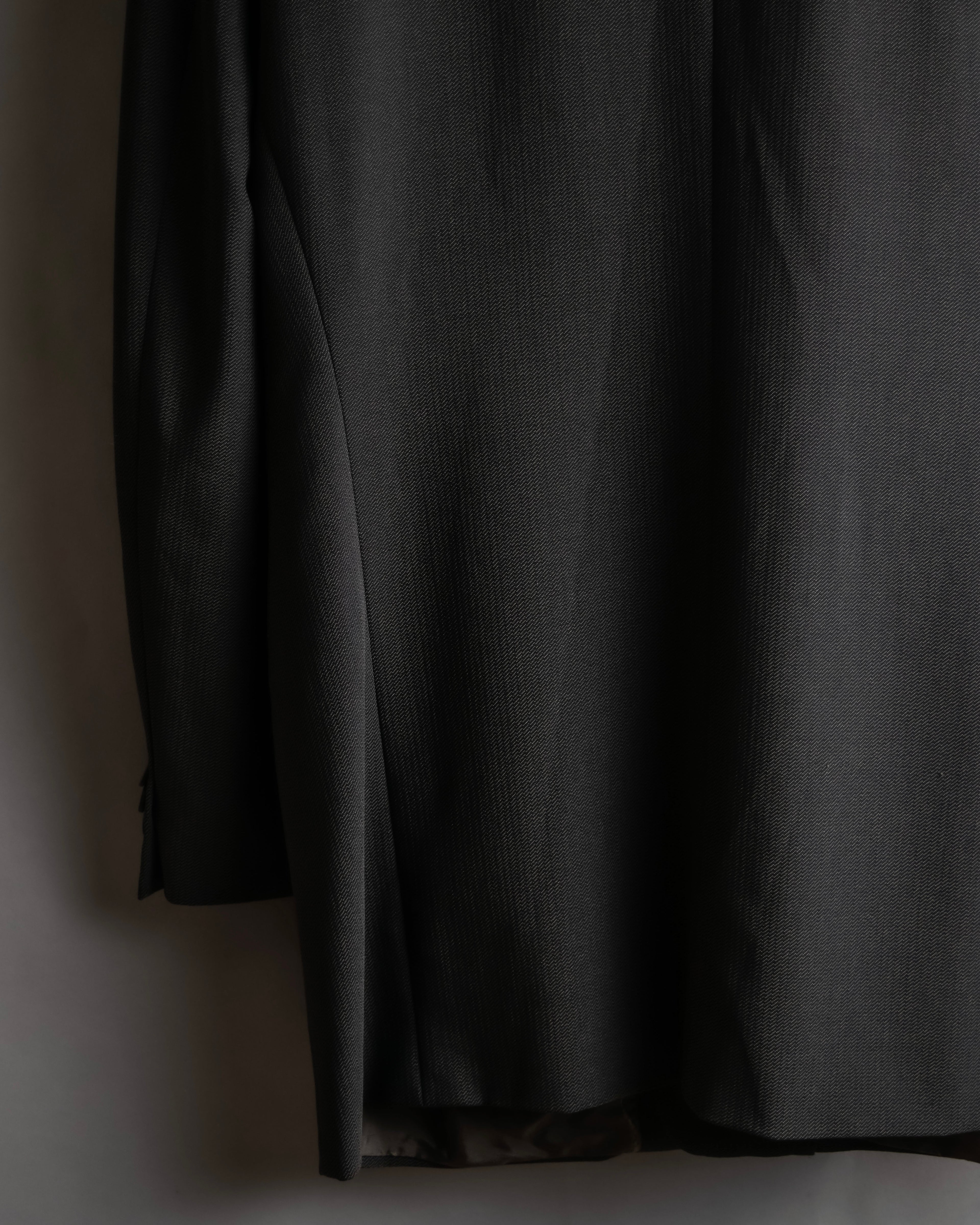 "GIORGIO ARMANI" 90's Oversized brown tailored jacket