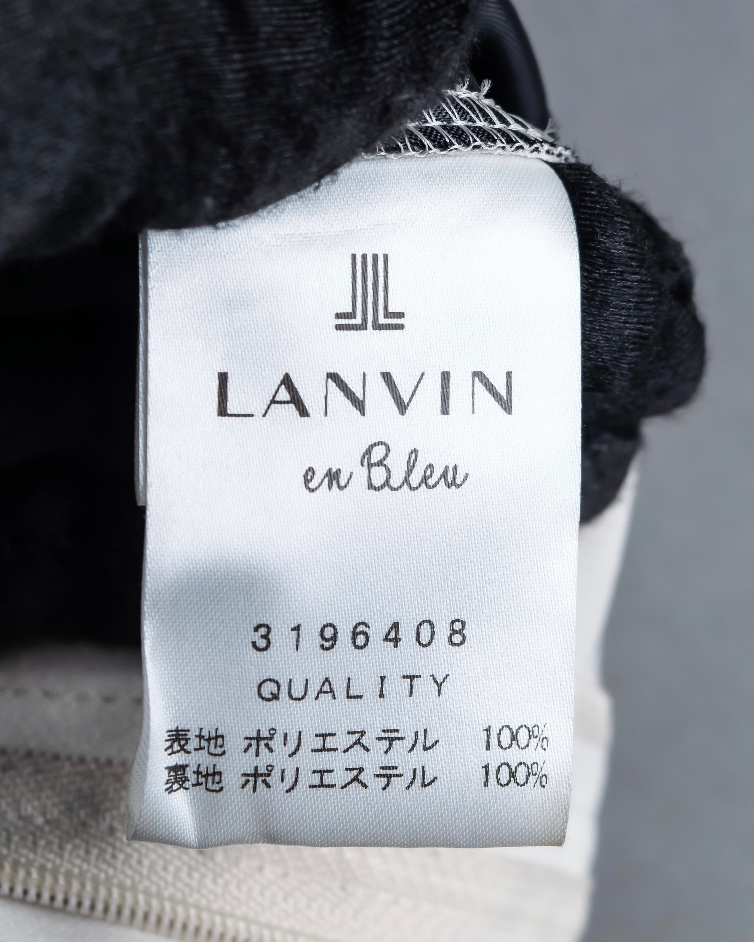"LANVIN en Bleu" Sheer layered sarouel wide pants