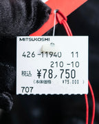 "ISSEY MIYAKE HaaT" Unborn calf shark sole long boots