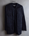 "JIL SANDER" Washer finish flat pocket design jacket