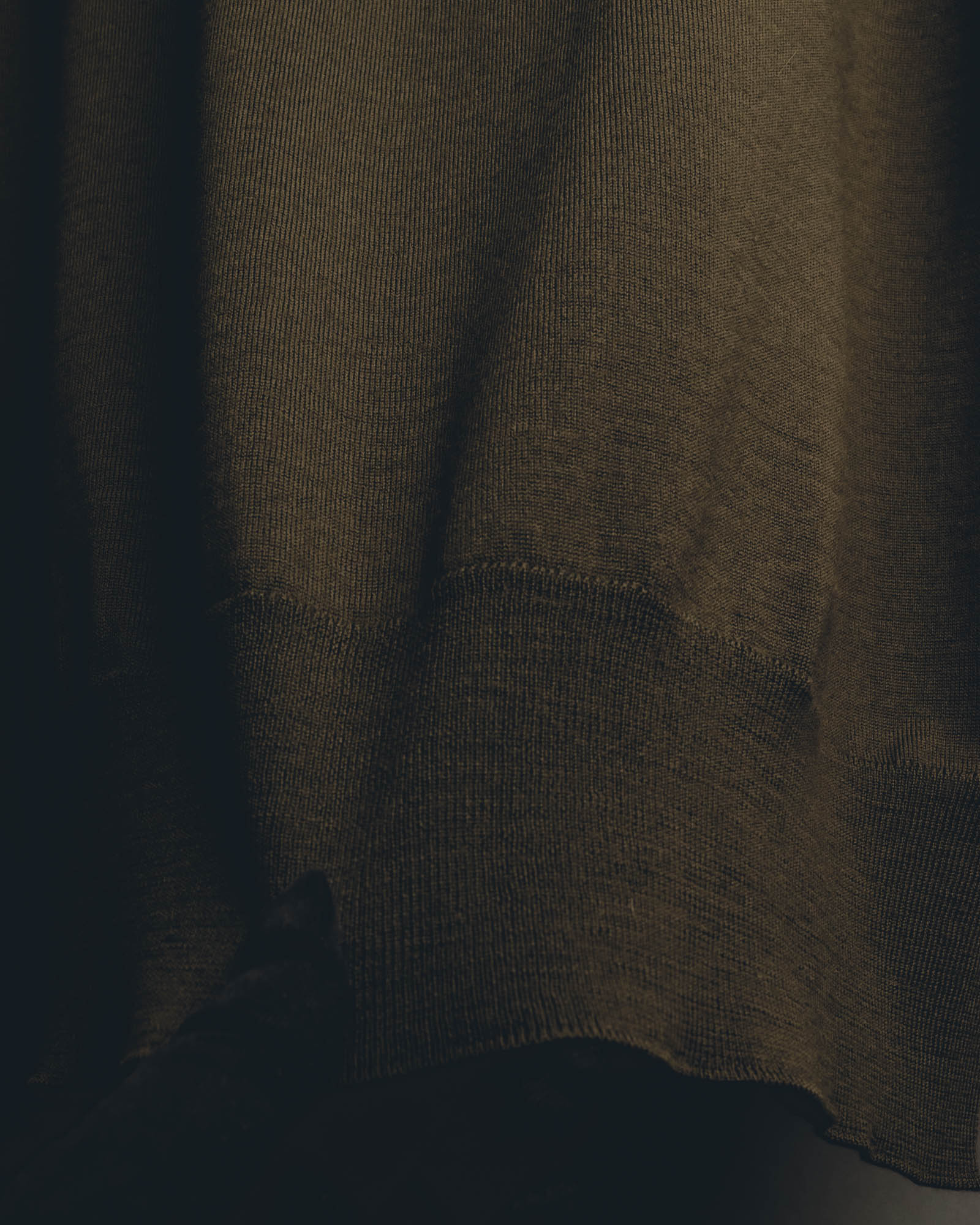 “HERMÈS” 90’s-00’s Extra-fine merino wool crewneck knit