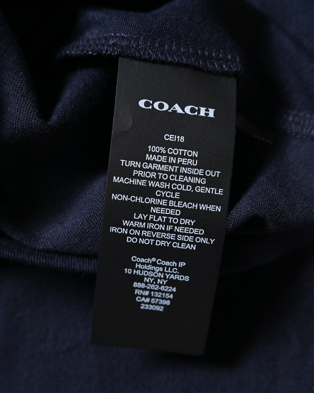 COACH/ “Rexy 10th Birthday Jungle Relaxed T-Shirt” Navy